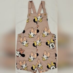 H&M Kids Overalls with Minnie Mouse Print - Beige.